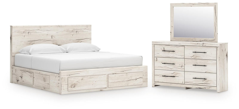 Juego de dormitorio con cama de almacenamiento Lawroy Panel