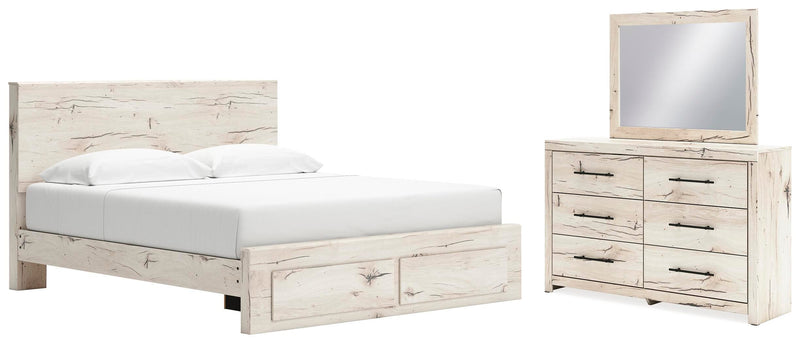Juego de dormitorio con cama de almacenamiento Lawroy Panel
