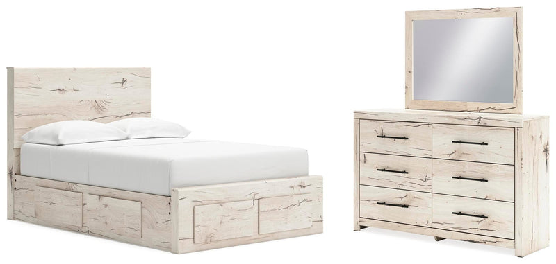 Juego de dormitorio con cama de almacenamiento Lawroy Panel