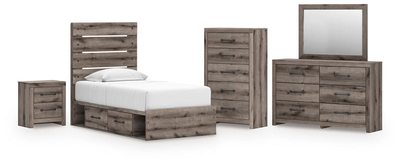 Graystorm Panel Bed Bedroom Set