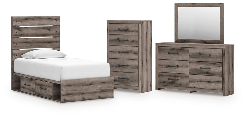 Graystorm Panel Bed Bedroom Set