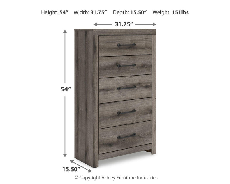 Graystorm Panel Storage Bed Bedroom Set