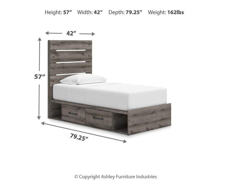 Urbanoore Panel Storage Bed
