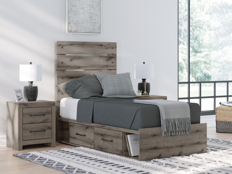 Urbanoore Panel Storage Bed