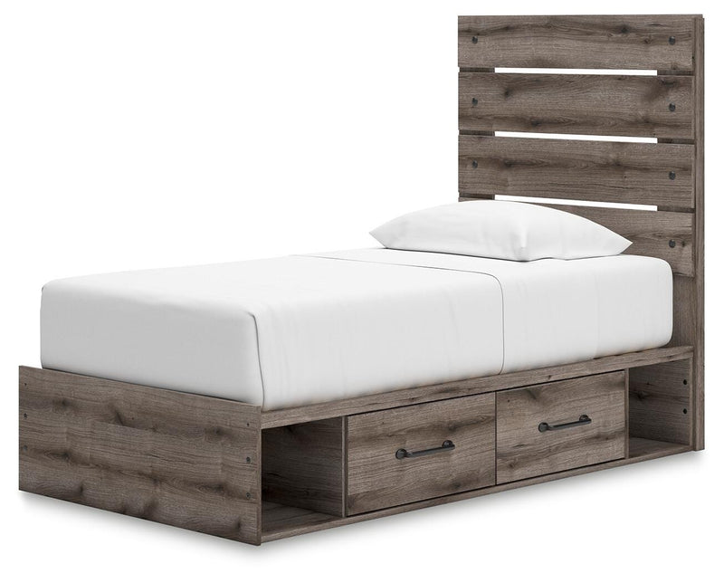 Urbanoore Panel Bed with Storage