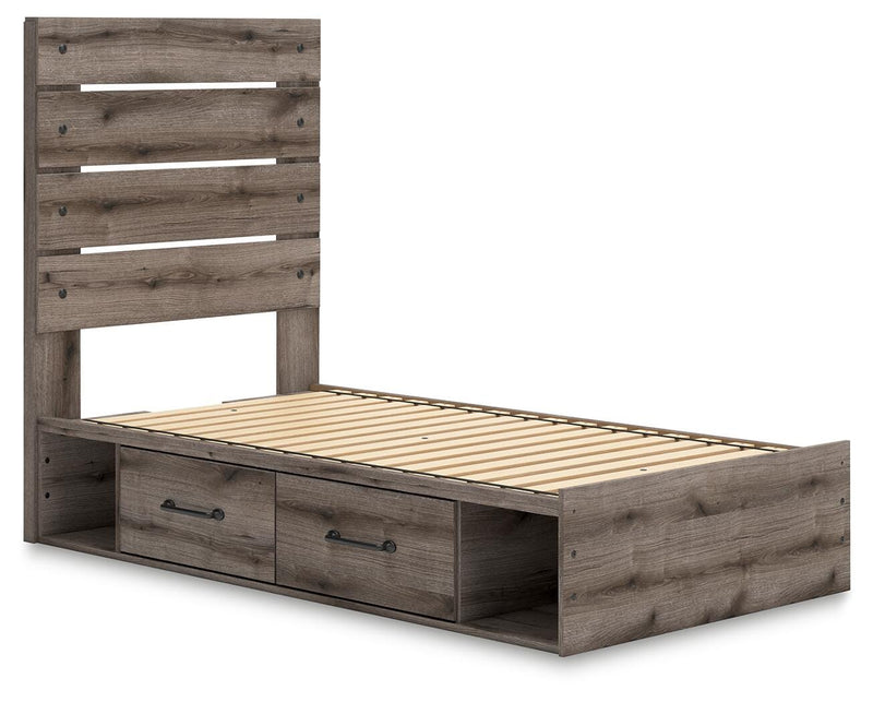 Urbanoore Panel Bed with Storage