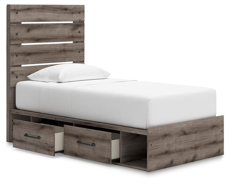 Urbanoore Panel Bed with Storage