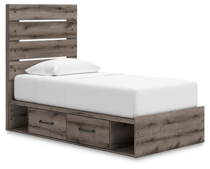 Urbanoore Panel Bed with Storage