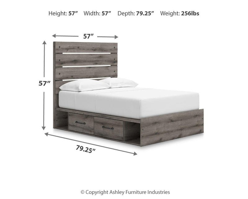 Urbanoore Panel Bed with Storage