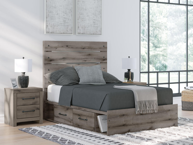 Urbanoore Panel Bed with Storage