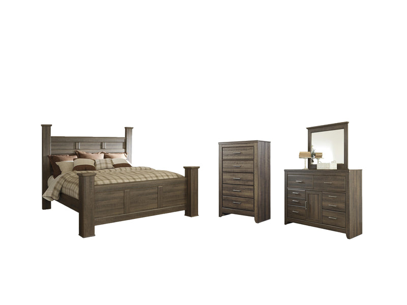 Juararo Poster Bed Bedroom Set
