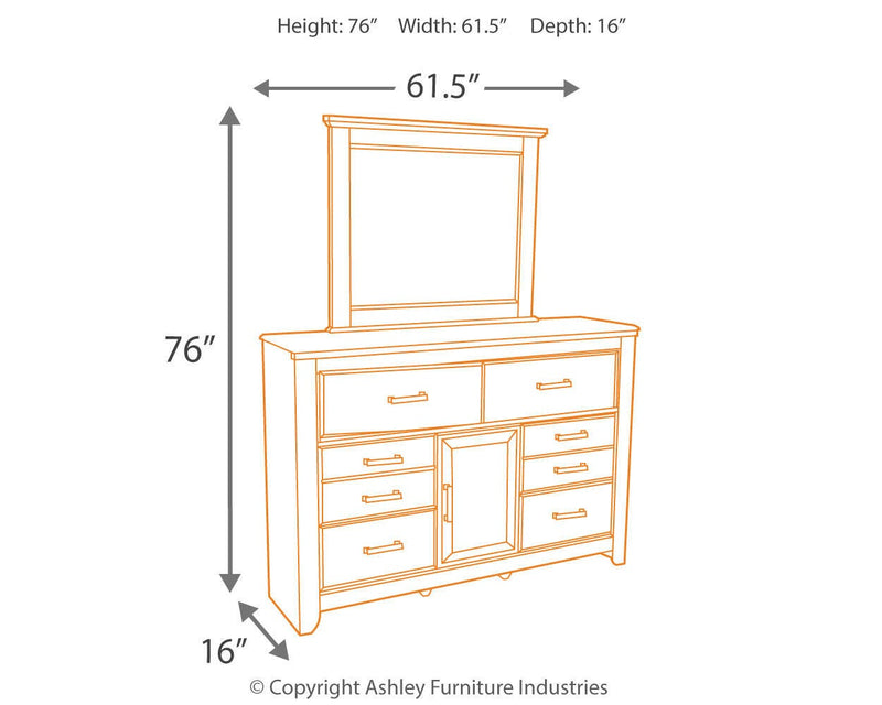 Juego de dormitorio de cama con panel Juararo