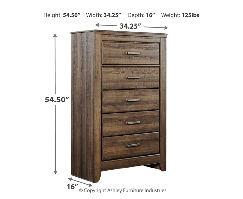 Juararo Five Drawer Chest