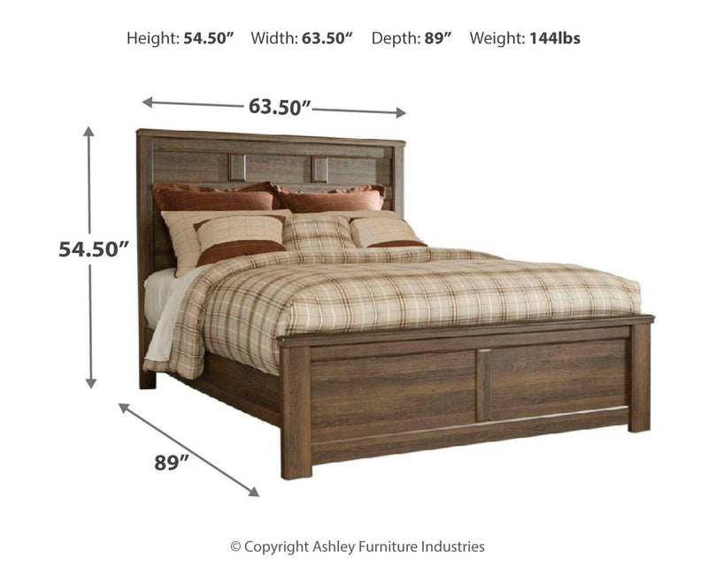 Juararo Panel Headboard Bed Bedroom Set