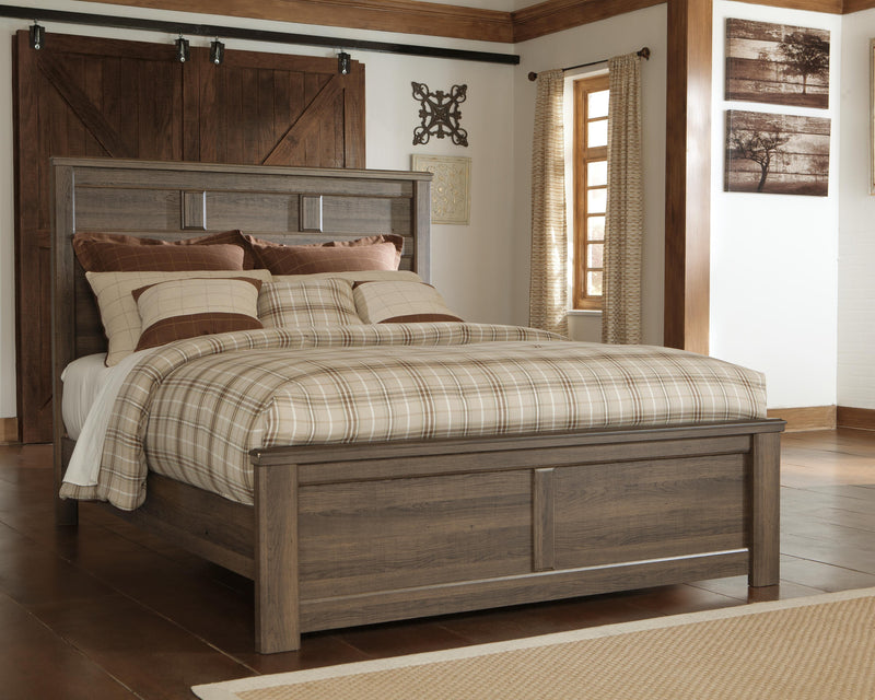 Juego de dormitorio de cama con panel Juararo