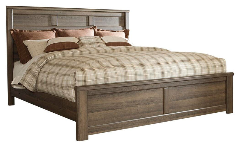 Juego de dormitorio de cama con panel Juararo