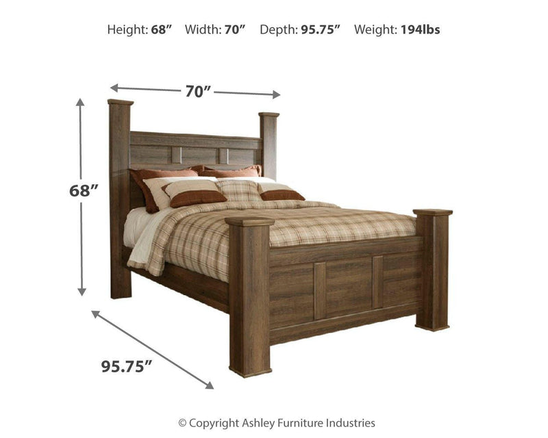 Juararo Poster Bed Bedroom Set