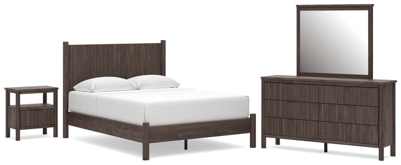 Pamytta Panel Platform Bed Bedroom Set