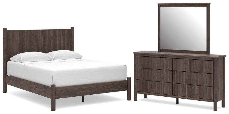 Pamytta Panel Platform Bed Bedroom Set