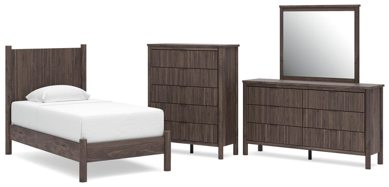 Pamytta Panel Platform Bed Bedroom Set