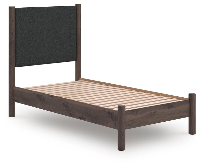 Cadmori Upholstered Panel Platform Bed