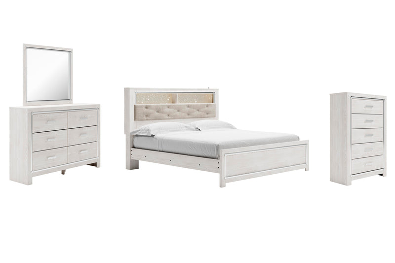 Altyra Panel Bookcase Bed Bedroom Set