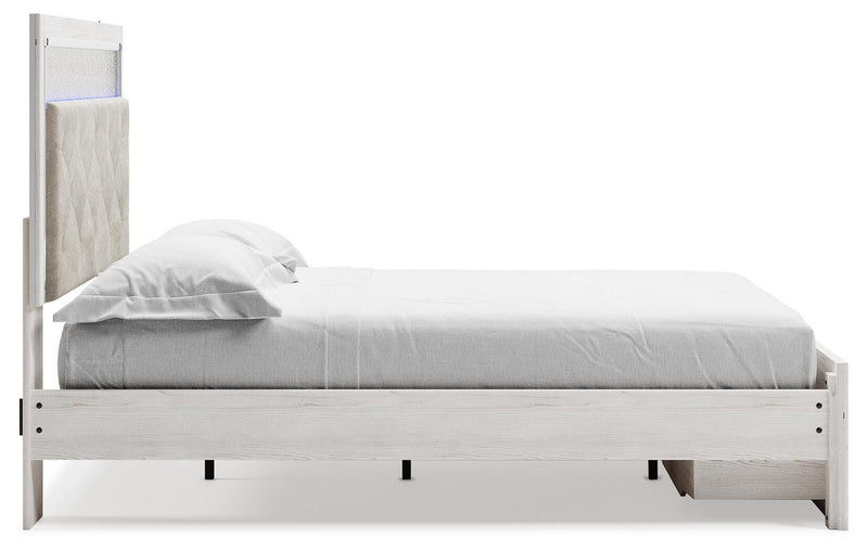 Cama de Almacenamiento Tapizada Altyra