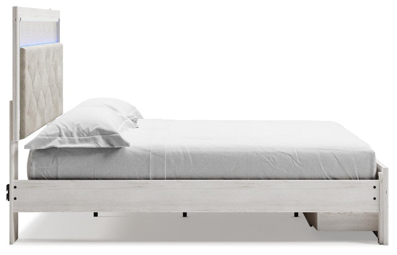 Cama de Almacenamiento Tapizada Altyra