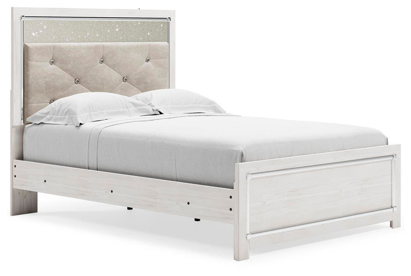 Juego de dormitorio con cama de panel Altyra