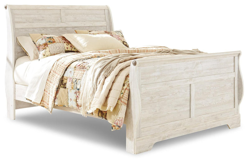 Willowton Sleigh Bed