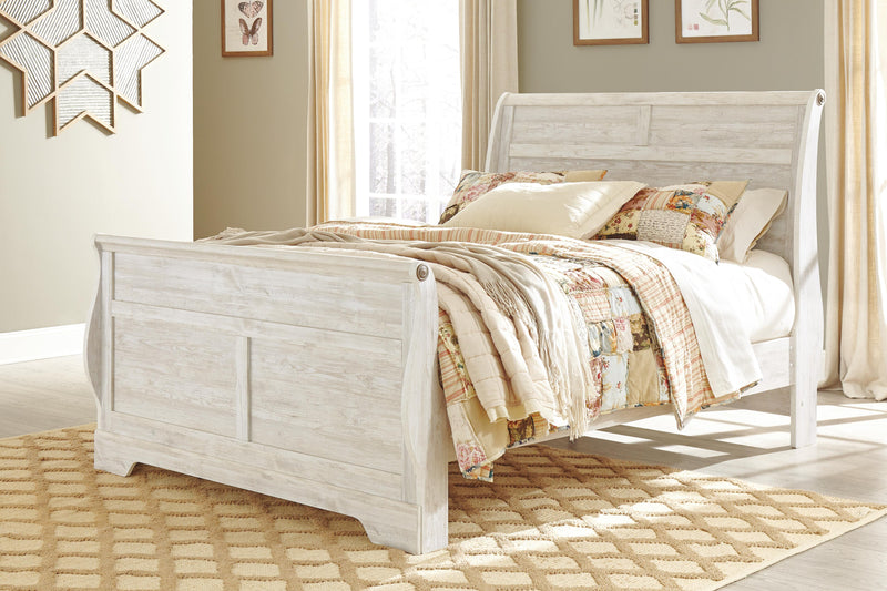 Willowton Sleigh Bed