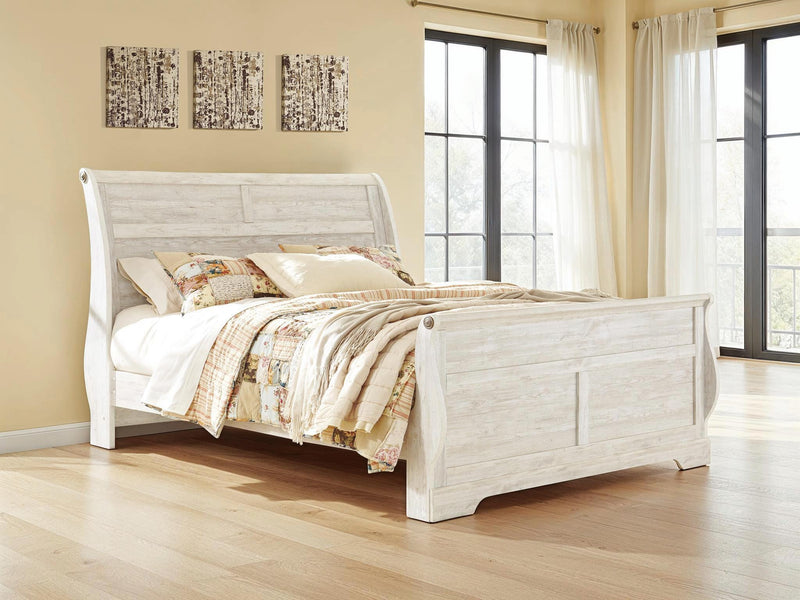 Willowton Sleigh Bed