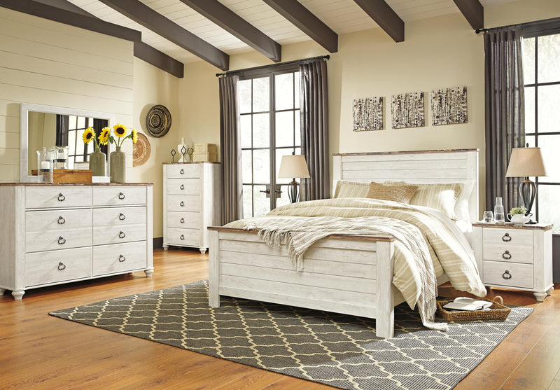 Willowton Panel Bed Bedroom Set