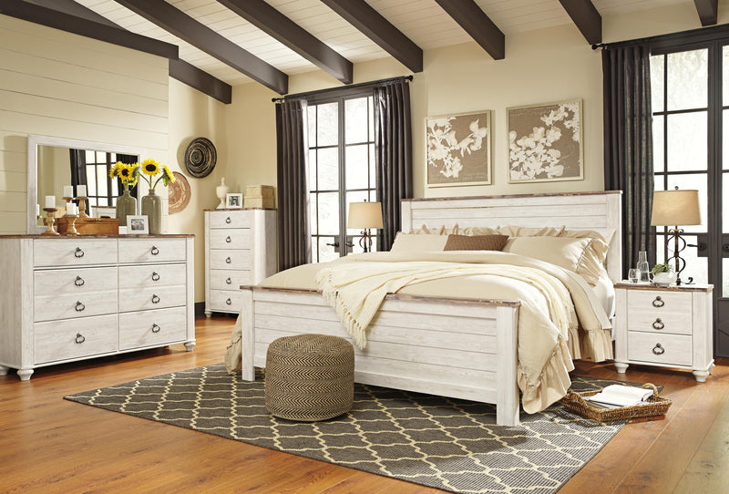 Willowton Panel Bed Bedroom Set