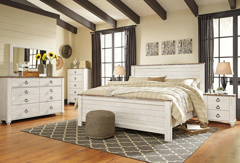 Willowton Panel Bed Bedroom Set