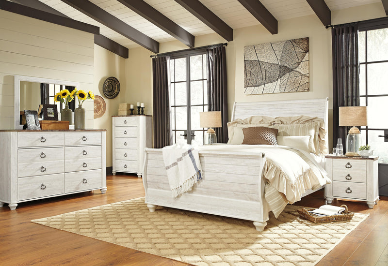 Juego de dormitorio con cama trineo Willowton
