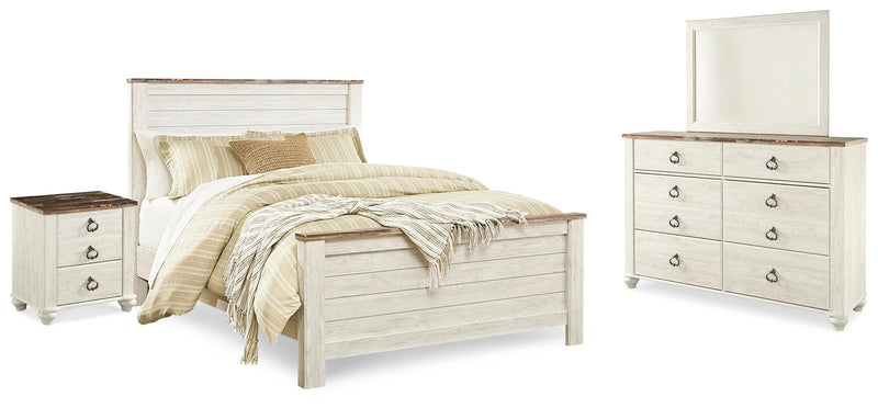Willowton Panel Bed Bedroom Set