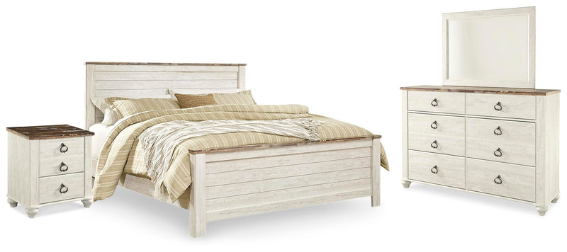 Willowton Panel Bed Bedroom Set