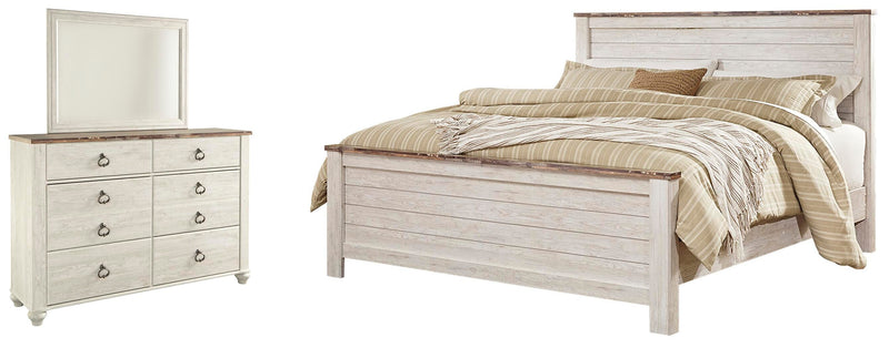 Willowton Panel Bed Bedroom Set