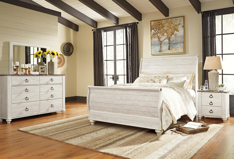 Juego de dormitorio con cama trineo Willowton