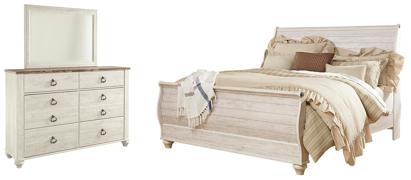 Juego de dormitorio con cama trineo Willowton