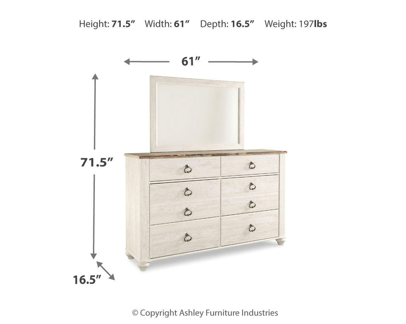 Juego de dormitorio con cama trineo Willowton