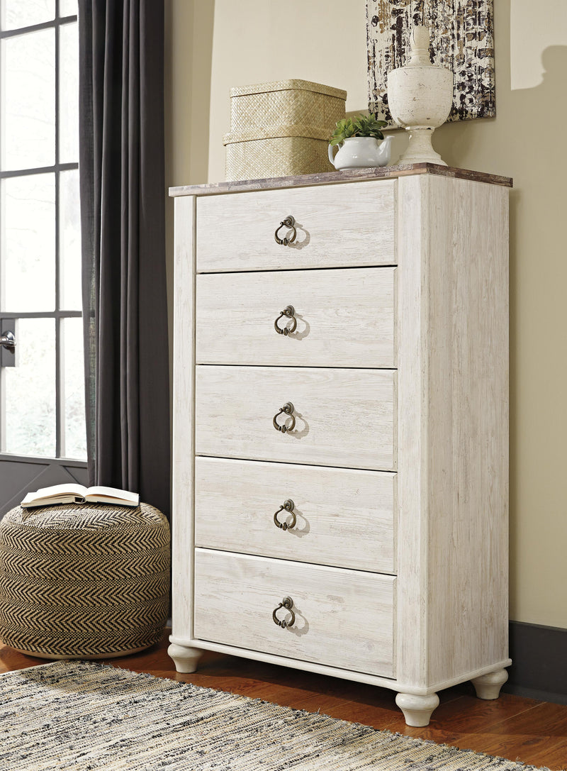 Juego de dormitorio con cama trineo Willowton