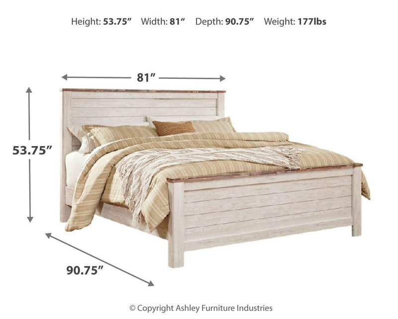 Willowton Panel Bed Bedroom Set