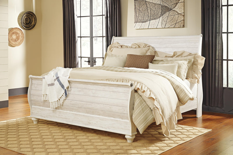 Juego de dormitorio con cama trineo Willowton