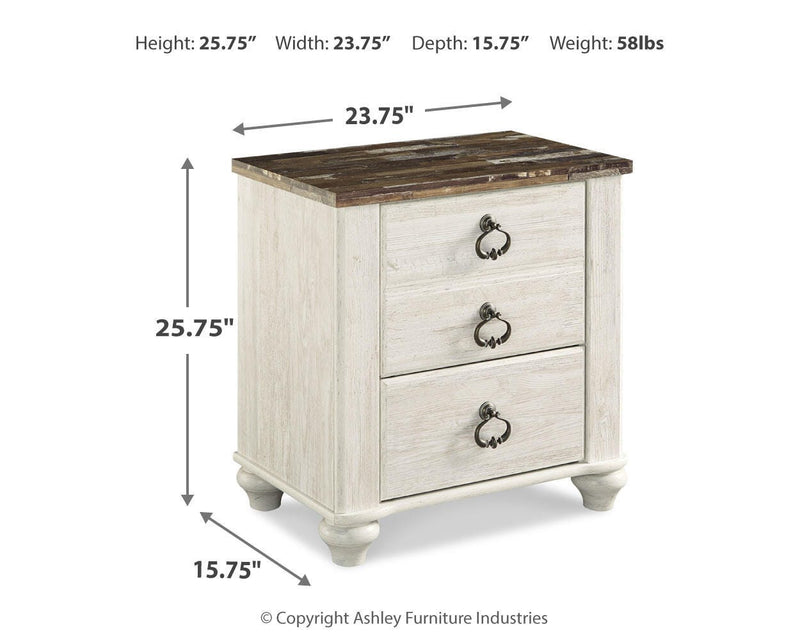 Willowton Panel Bed Bedroom Set