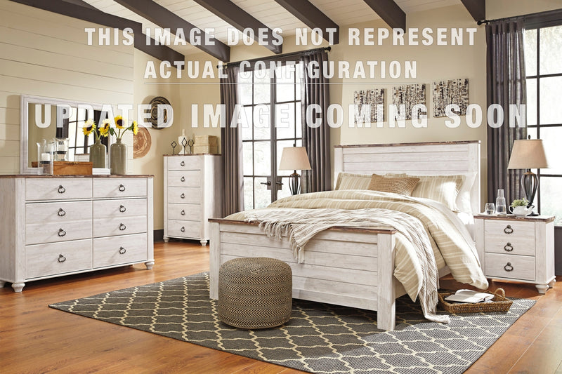 Willowton Panel Bed Bedroom Set