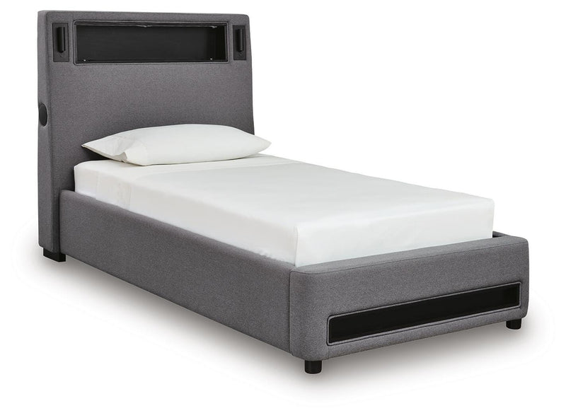 Cama tapizada Cayberry con audio inalámbrico