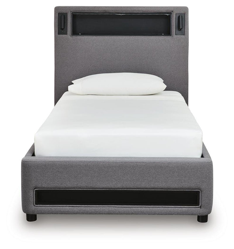 Cama tapizada Cayberry con audio inalámbrico