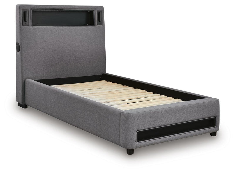 Cama tapizada Cayberry con audio inalámbrico